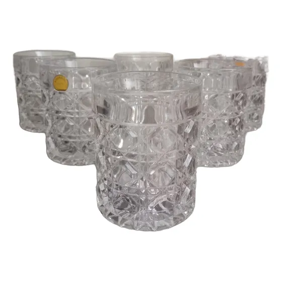 6 Vasos De Cristal West Germany