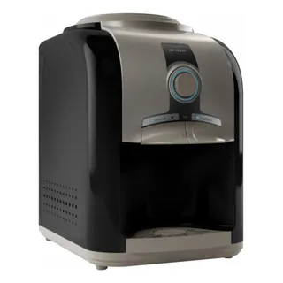 Bebedouro De Água Gelada Com Compressor De Mesa Gela Muito Cor Preto