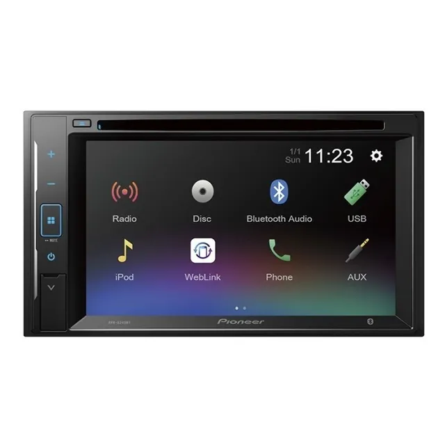Radio Carro Pioneer Dvd Bt Pantalla Tactil 6.2' Avh-a245bt