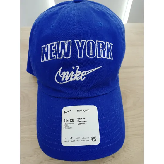 Nike Gorra Original Azul Estampada