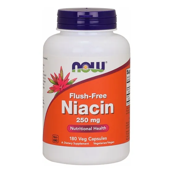 Supplement Now Foods Niacina 500 Mg (vitamina B-3) 180 Cápsu