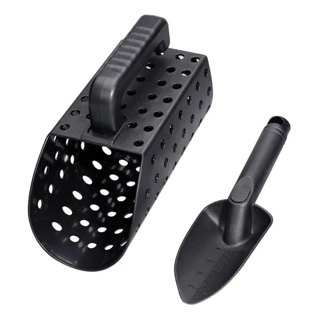 Juego De Pala + Tamiz Complemento Detector Metales Joyas