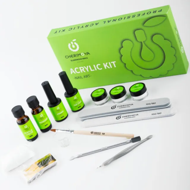 Kit Básico Para Sistema De Uñas De Acrílico Cherimoya