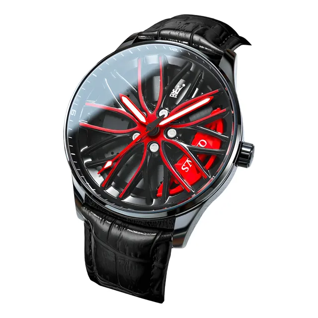 Reloj Olevs 9937 Hombre Analógico Acero Negro