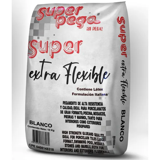 Pego Super Extra Flexible Blanco 15 Kilos