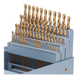 Juego De Brocas De Tamano Numerico De Cobalto, 60 Piezas ... Juego De Brocas De Tamano Numerico De Cobalto, 60 Piezas ...