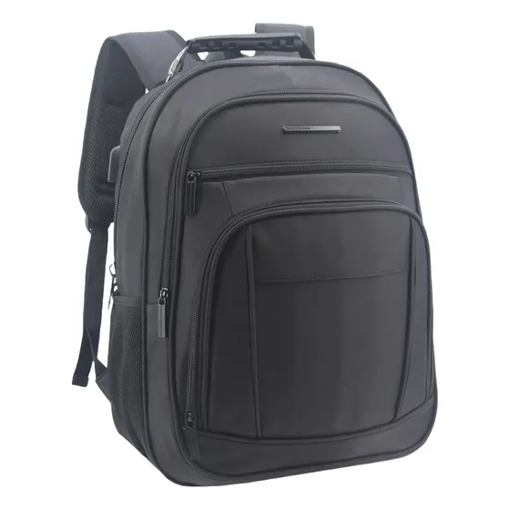 Mochila Porta Notebook Urbana Unicross 62.3813.1 Negra Lisa 40 L