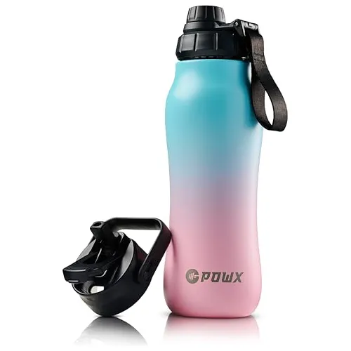 Botella De Agua De Acero Inoxidable Powx Con Wfhx0