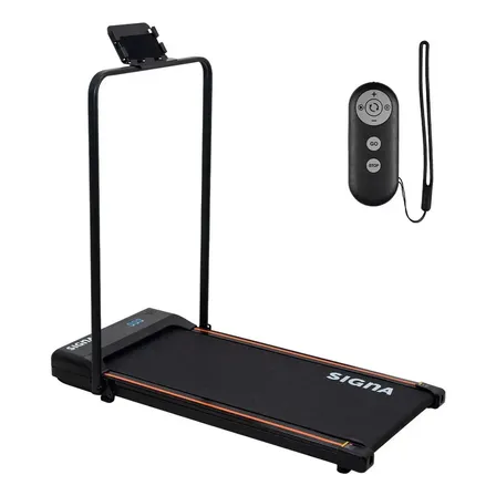 Caminadora Eléctrica Plegable Portátil Compacta Led 2hp Negro/6km