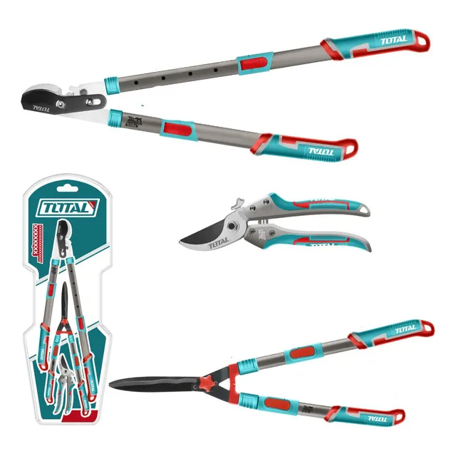 Total Tijeras De Poda Industrial Tht1593301 - 3pcs Color Turquesa