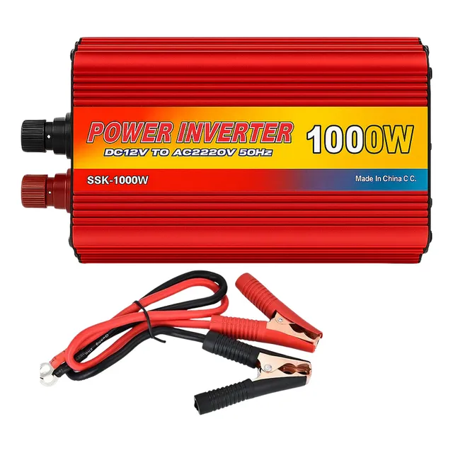 Inversor De Corriente Del Coche 12v A 220v Convertidor 1000w A2503-160 / Gaccoa