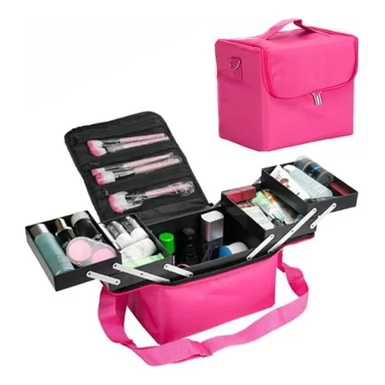 Porta Cosméticos Maleta Organizador Neceser Maquillaje