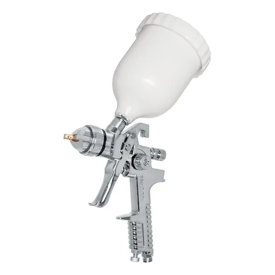Pistola P/pintar Gravedad Hvlp Ø 1,7 Mm Vaso Plástico Truper