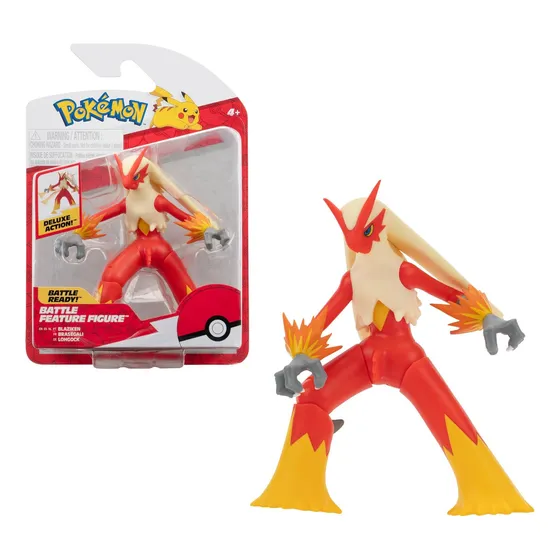 Figura Pokémon Blaziken 11 Cm - Battle Ready