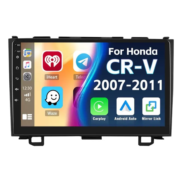 Zk   Sroje Radio Android 4g+64gb Carplay Honda Crv 2007-2011