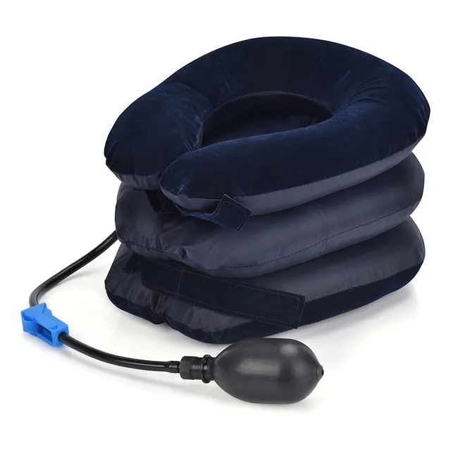 Collarín Inflable De Tres Capas, Corrector De Cuello De Cisn