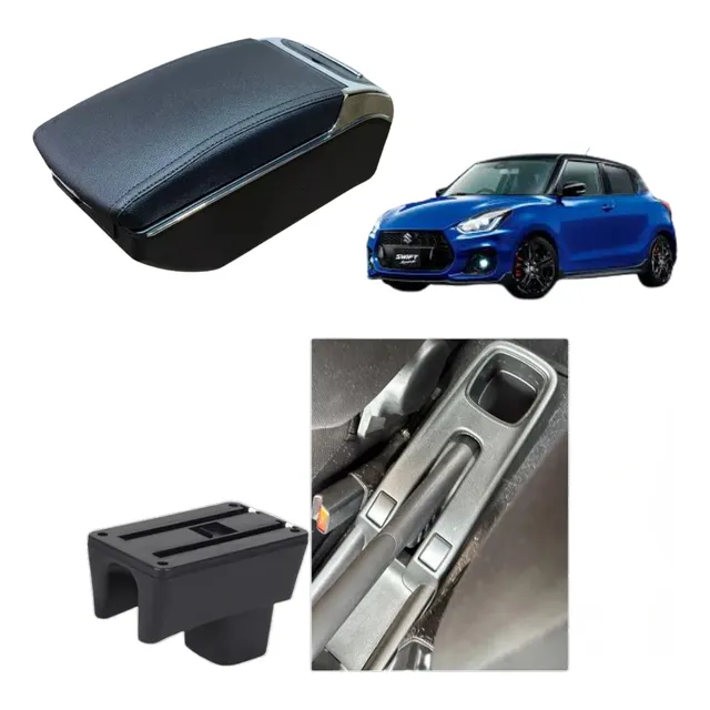 Consola Apoyabrazo- Suzuki Swift Con Usb Y Portavaso