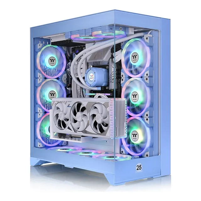 Gabinete Gamer Thermaltake E600 Mx Mid Tower Hydrangea Blue