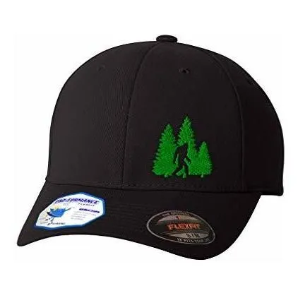 Flexfit Left Side Panel Woods Bigfoot Un Bordado Cd5vy