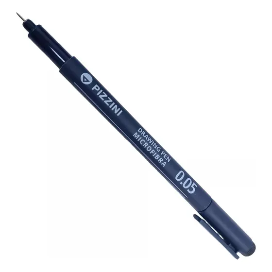 Estilografo Pizzini 0.05 Graduado Drawing Pen Microfibra