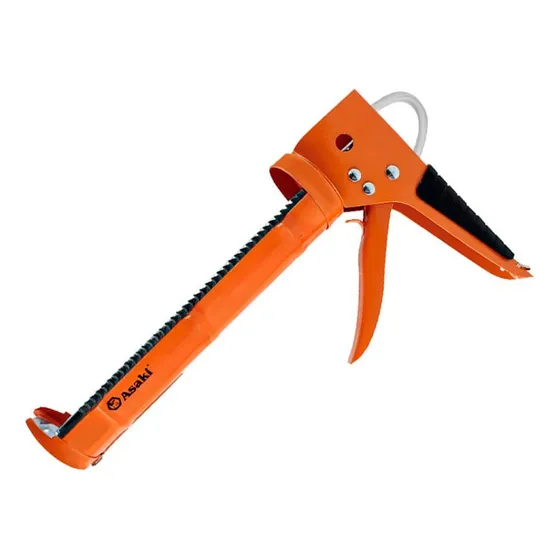 Aplicador Silicona Asaki Chapa Para Cartucho Mf Shop