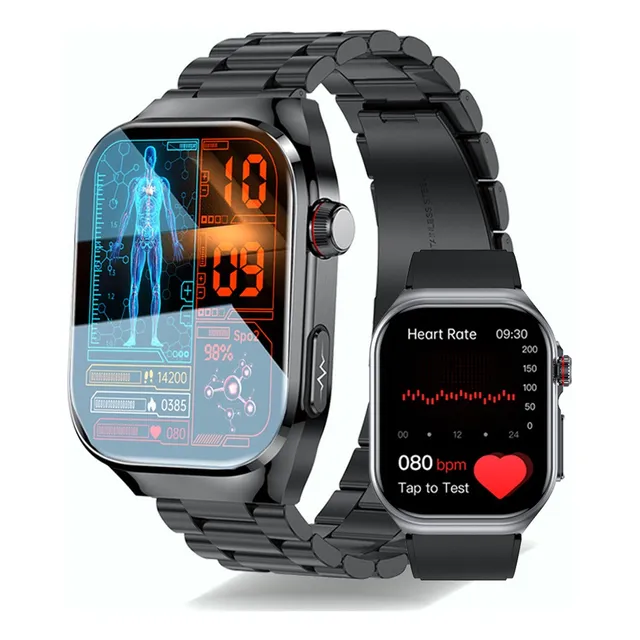 Médico Reloj Inteligente Hombres Smart Watch Glucemia