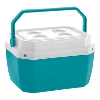 Caixa Térmica Cooler Portåtil Com Alça 17lts Verde Paramount Caixa Térmica Cooler Portåtil Com Alça 17lts Verde Paramount
