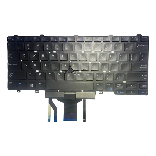 Teclado Latitud E5450 E5470 E7450 E7470 E7480 Iluminado Us
