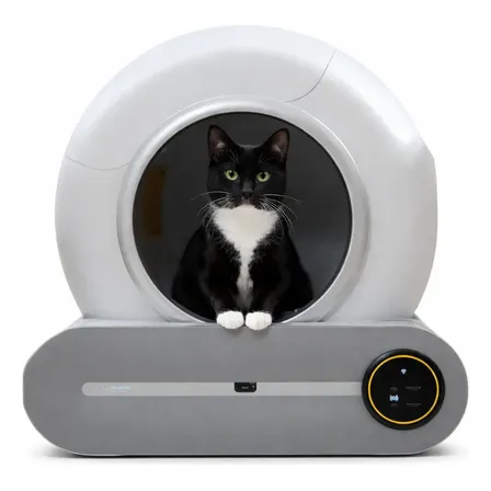 Miaow Banheiro Automatico Inteligente Para Gatos Branco