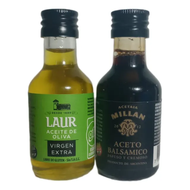 Combo 4 Mini Aceto Millan + 4mini Aceite De Oliva Laur X30ml