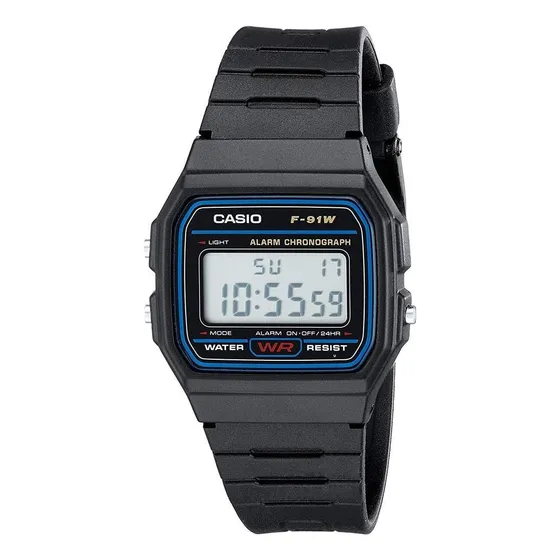 Reloj Deportivo Informal Casio F91w-1