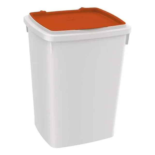 Contenedor De Comida Para Perros Ferplast Feedy 5 Kilos Color Naranja