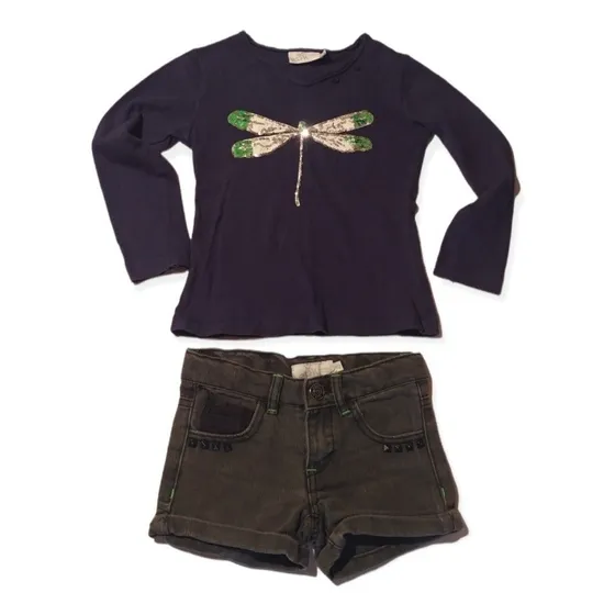Conjunto Suéter-short Niña Talla 4 Epk Algodón