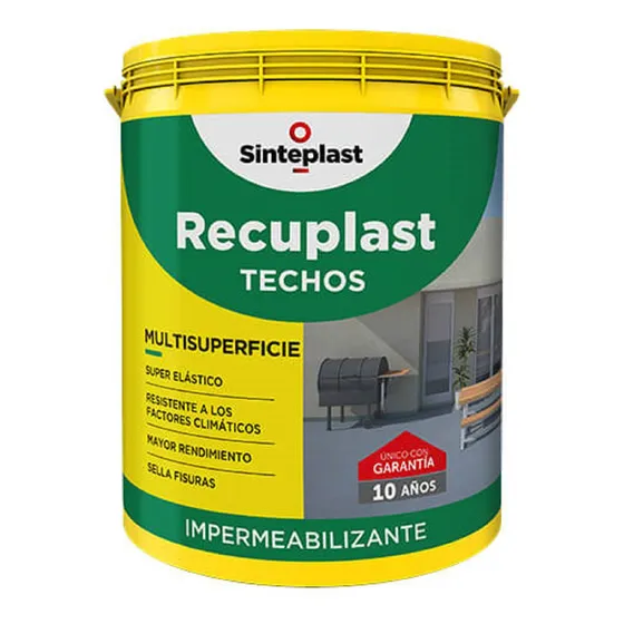 Pintura Techo Tineta Terraza Impermeable Elastico Membrana 