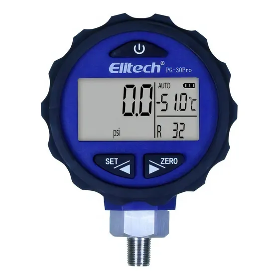 Manômetro Digital Baixa Pressão 500 Psi Pg-30 Pro Elitech