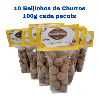 Beijinho De Churros Com 10 Pacotes De 100g Sem GlĂșten Beijinho De Churros Com 10 Pacotes De 100g Sem GlĂșten