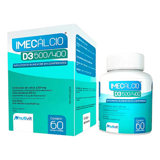 Imecalcio 500mg + 400ui - CĂĄlcio + Vit D3 - 60 Cpr Vitaminas Imecalcio 500mg + 400ui - CĂĄlcio + Vit D3 - 60 Cpr Vitaminas