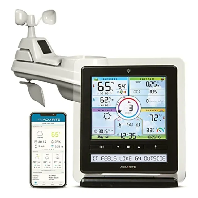 Acurite 02064ma1 Pro Estación Meteorológica Con Conector