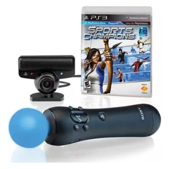 Kit Move Playstation 3 + Juego Sports Champions Original Ps3 (Reacondicionado)