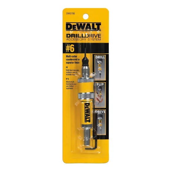 Adaptador Avellanador Reversible Dewalt Dw2700 No. 6