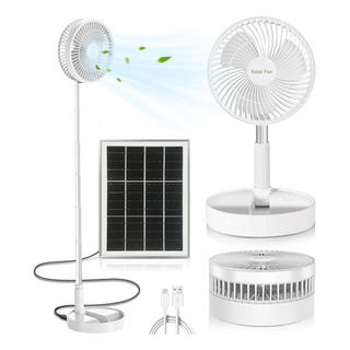 Bonito Ventilador Solar Domestico De Pie Pedestal Recargable Bonito Ventilador Solar Domestico De Pie Pedestal Recargable