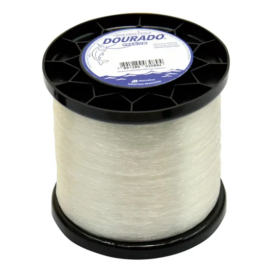 Linha Dourado 250gr Monofilamento Para Pesca Redes Tarrafas