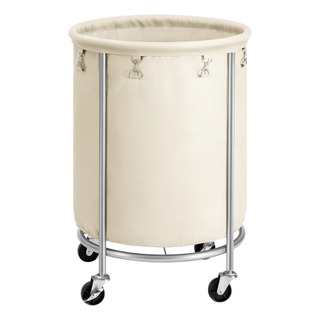 Cesta De Roupa Suja Songmics With Wheels 170l Steel Frame Cr Cesta De Roupa Suja Songmics With Wheels 170l Steel Frame Cr