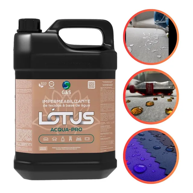 Impermeabilizante Tecidos Sofás Lótus Acqua-pro 5 Litros