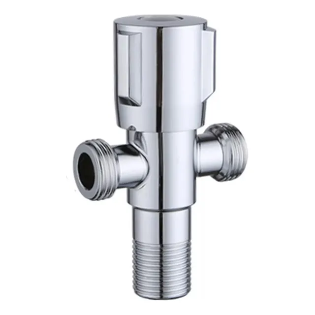 Llave Angular Doble 1/2 He En 304, Válvula De Entrada