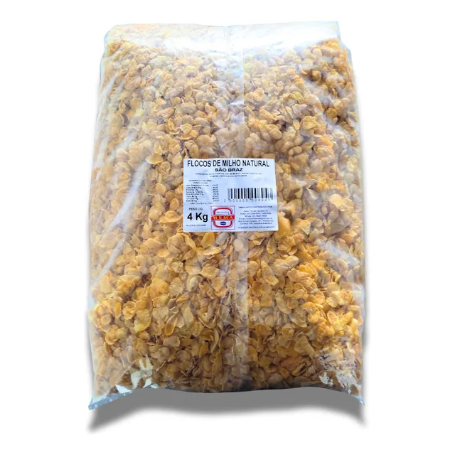 Flocos De Milho Natural 4k S. Braz (s/açucar) Tipo Sucrilhos