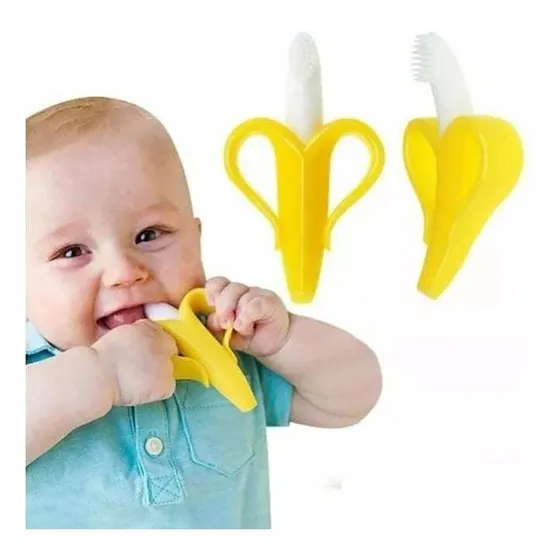 Mordedor Rasca Encías Modelo Banana Bebes Divertido