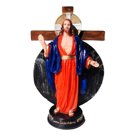 Santas Chagas De Jesus Imagem Resina 20cm