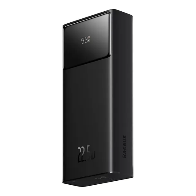 Baseus 22.5w Fast Charge Power Bank 30000mah Negro
