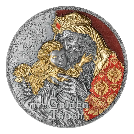 Moeda Prata Pura 50g Camarões 2023 Toque De Ouro - Rei Midas